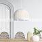 White Bamboo Short Light Shade Single Dome Bamboo Pendant light, Lampshade Ceiling light decor Wholesale