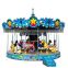 Amusement fiberglass carousel for kids amusement games carousel for sale