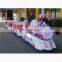 Mini mall ride on trains kids amusement park trackless electric train for sale