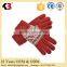 Custom adult size acrylic jacquard knit mens gloves cotton knitted gloves one size fits all