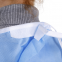 Free Sample Blue Disposable SMS Isolation Gown For Hospital