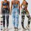 Wholesale Clothing 2 Piece Suit Quick Dry Butt Lift Camouflage Sport Bra Leggings Gym Fitness Sets Seamless Yoga Set For Women