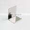 Polished Silver Metal Purse Display L Stand Metal Wallet Display stand