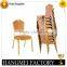 Wholesale aluminum hotel indoor dinning chair