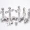Stainless Steel316 High Pressure PT NPT Thread Double Ferrule Tube Connector 316L Stainless Steel Hydraulic Fittings