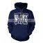 Premium Cotton Ring-Spun Fleece Hooded Sweatshirt