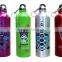 1000ml aluminum water bottle,eco-friendly,recyclable customized color