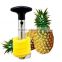 Amazon hot sell factory supply Stainless Steel Pineapple Slicer Corer Peels and Slices apple peeler corer slicer