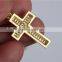 Fashion wedding 925 pure silver cross pendant religious jewelry