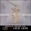 Bling Bling Dubai Design Fashion Jewelry Salphabets Pendant Design Gold Necklace Models