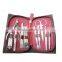 Cosmetic Manicure Set With Red Bag