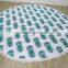 Round Beach Towel Elephant Yoga Sheet Boho Throw