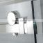 Frameless modern tempered glass sliding open shower cubicle