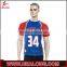 unisex 3D Sublimated 3/4 sleeve raglan t-shirt