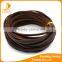 wholesale 3mm wide flat real leather cord for pet collar chain bracelet necklace