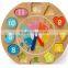 Hot Sale Educational Wooden Digital Geometry Clock Toy For Kids                        
                                                Quality Choice