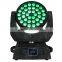 36pcs 5in1 stage wash light led dmx rgbwa zoom moving head