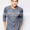 Hot Basic Men Long Sleeve T-Shirt China Manufacturer Oem Make 220 Gsm 60% Cotton 40% Polyester T Shirt Fabric
