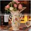 European style ceramic vase with flower pattern for hotel deco