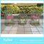 Rattan home table and chair saving space furniture