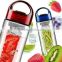 New design plastic stylish water bottle fruit infuser