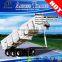 Qingdao best supplier cargo transporting ending self unloading rear dumper 3 axles tipper trailer for sale