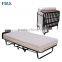 price of spring mattress metal frame portable hotel folding single bed