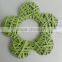 2016 Hot Sale Wicker Flower Shape Decoration Holiday Decoration