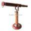 Vintage Antique Maritime Telescope ,Solid Brass Antique Finish Designer Telescope Wooden Legs 12195