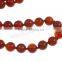 10mm With Nylon Cord Red Agate Necklace