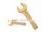 Hot sale explosion proof tool striking open wrench spanner