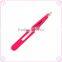 China factory stainless black printing eyebrow tweezers