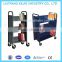 School Library Steel Rolling Book Cart Book Truck