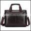 1729 new men's Leather Satchel Handbag horizontal version briefcases one generation