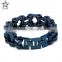 Wholesale jewellery braclet hot sale 18mm stainless steel blue heavy mens bracelet