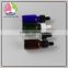 trade assurance hot sale a set of amber square essential oil glass dropper bottles with black dropper lid