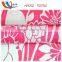 100 cotton woven cambric flower print fabric