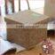 WBN-1: MuJia wholesale metal hanging Cotton and linen storage box,square storage box,ornament storage box