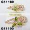 wholesale ladies fancy rhinestone metal hair clips from korea