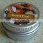 aluminum lip balm jar, lip balm tin can,safe round shape can,metal tin box