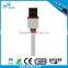 Colorful Fabric Braided Flat Micro USB cable for Samsung galaxy