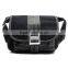 Vintage Leather Canvas College Student Shoulder Bag Trendy Messenger Bag