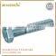 stainless steel hex head bolt and nut DIN931 hex bolt