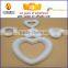 YIPAI Christmas decoration white styrofoam hollow heart/ hollow polyfoam heart for holiday