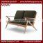 MA-MD118 Hotel Living Room Chairs Set, Ash Solid Wood Arm Chair