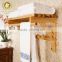 Beautiful wooden towel rack hotel basic bathroom accessaries