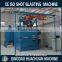 Double hanger hook type shot blasting machine rotary shot blasting machine