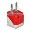 Hot sale BS/Ul/VDE plug 5v-1a Dice wall chager