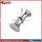 Aluminium Chrome back to back 2 sides glass door knob puller available in brass and stanless steel or aluminium without lock