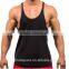 wholesale cotton custom blank mens stringer gym tank top